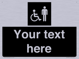 Custom information: black panel disabled and male